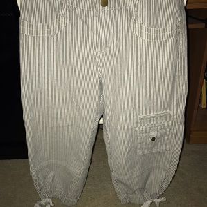 Lee Pinstriped capris
